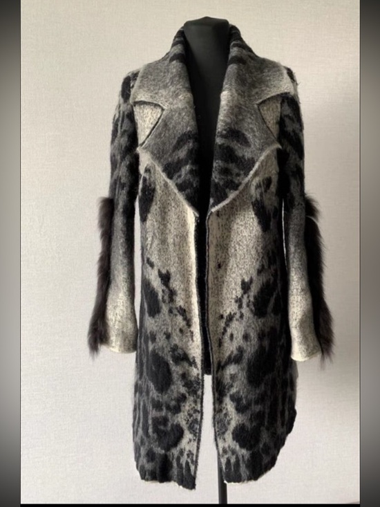 Roberto Cavalli Jackets & Blazers - roberto cavalli vintage knitted fur coat